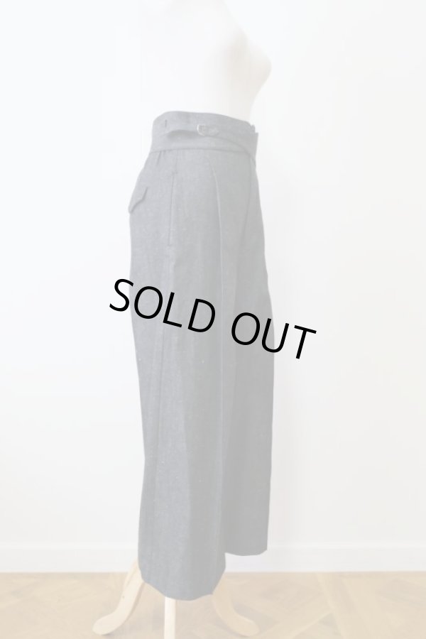 画像2: LOKITHO BELT DENIM PANTS　black (2)