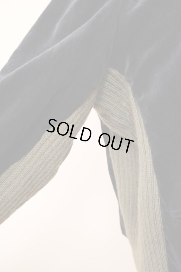 画像6: YuumiAria（ユウミアリア）No collar knit docking JK (6)