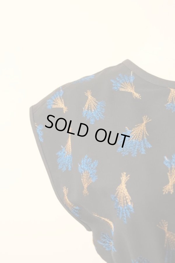 画像6: LOKITHO SPOT EMB DRESS blue (6)