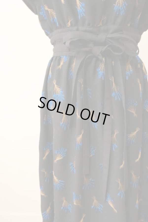 画像4: LOKITHO SPOT EMB DRESS blue (4)