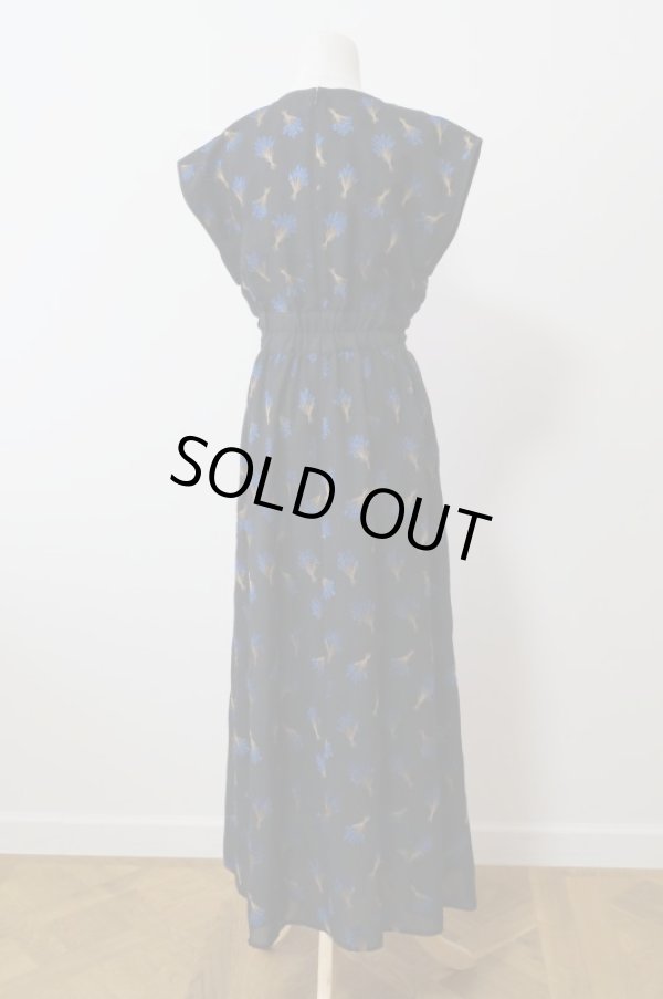 画像3: LOKITHO SPOT EMB DRESS blue (3)