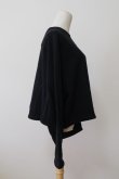 画像2: JUHA (ユハ）FLEECE SWEAT CROP P/O　black (2)