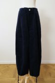 画像1: MERELY MADE（ メアリーメイド）REMIUM FLUFFY MOMADIC PANTS NAVY (1)