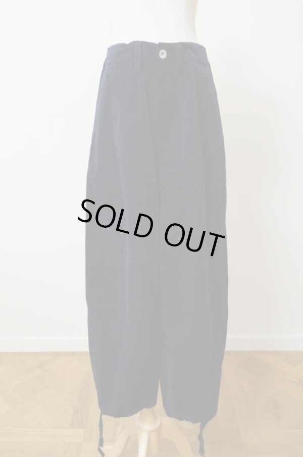 画像1: MERELY MADE（ メアリーメイド）REMIUM FLUFFY MOMADIC PANTS NAVY (1)