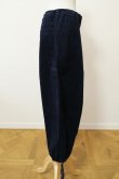 画像2: MERELY MADE（ メアリーメイド）REMIUM FLUFFY MOMADIC PANTS NAVY (2)