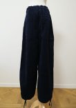 画像3: MERELY MADE（ メアリーメイド）REMIUM FLUFFY MOMADIC PANTS NAVY (3)