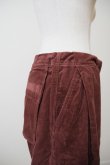 画像6: MERELY MADE（ メアリーメイド）CORDUROY RELAX WIDE PANTS  SPICE BROWN (6)