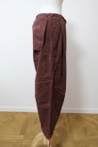 画像3: MERELY MADE（ メアリーメイド）CORDUROY RELAX WIDE PANTS  SPICE BROWN (3)