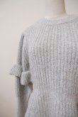 画像4: naokitomizuka (ナオキトミヅカ) Frill conscious knit　grey (4)