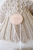 画像4: DECO depuis 1985  KNIT BALACLAVA beige (4)