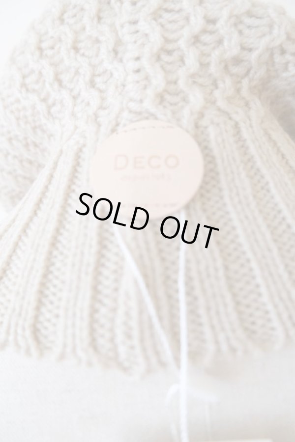 画像4: DECO depuis 1985  KNIT BALACLAVA beige (4)