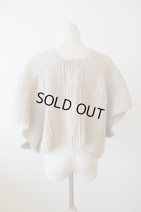 画像2: DECO depuis 1985 3WAY KNIT VEST  beige (2)