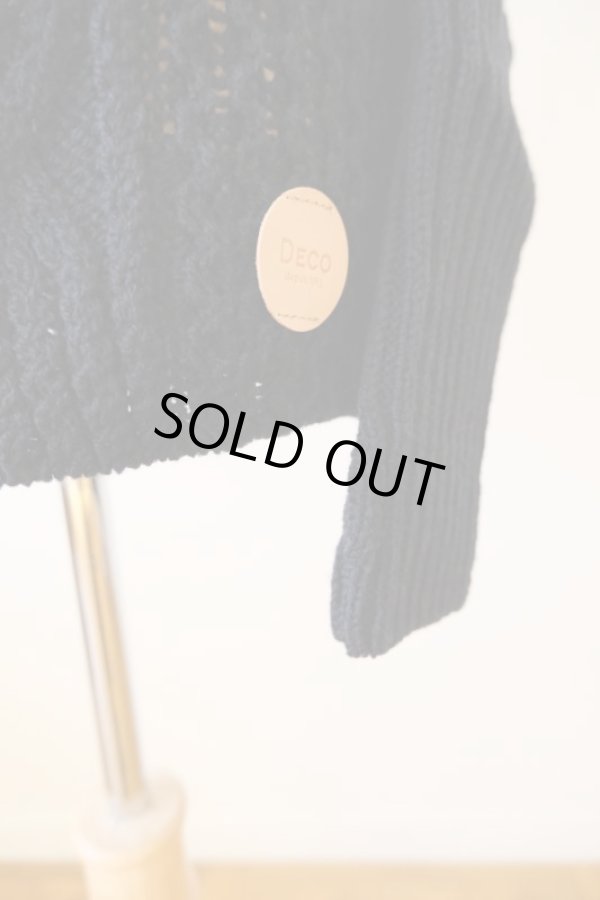 画像5: DECO depuis 1985  GESSYOKU SLIT KNIT navy (5)