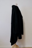 画像4: JUHA (ユハ）OVERSIZED PONCHO COAT black (4)