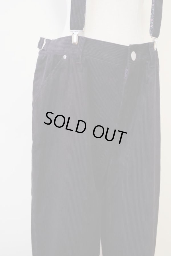 画像6: SOWA corduroy pants black (6)