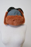 画像2: NON TOKYO ESKIMO CAP khaki × orange (2)