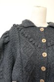 画像4: SIIILON Cathedral knit cardigan grey (4)