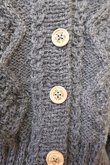 画像5: SIIILON Cathedral knit cardigan grey (5)