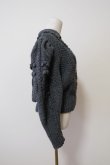 画像2: SIIILON Cathedral knit cardigan grey (2)