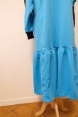 画像6: NON TOKYO  JERSEY FRILL ONE-PIECE  blue (6)