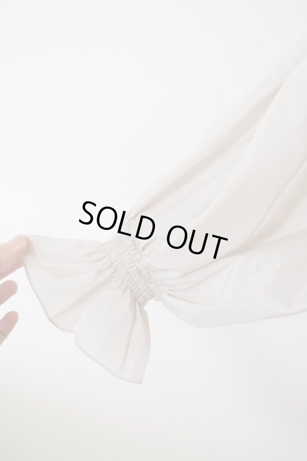 画像4: SOWA(ソーワ)Ruffle blouse beige (4)
