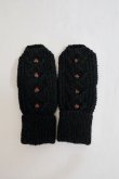 画像1: MICHAELA BUERGER  LENI mittens charcoal  (1)