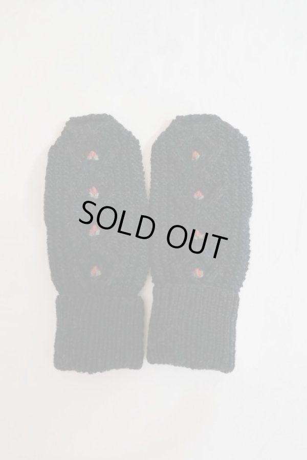 画像1: MICHAELA BUERGER  LENI mittens charcoal  (1)