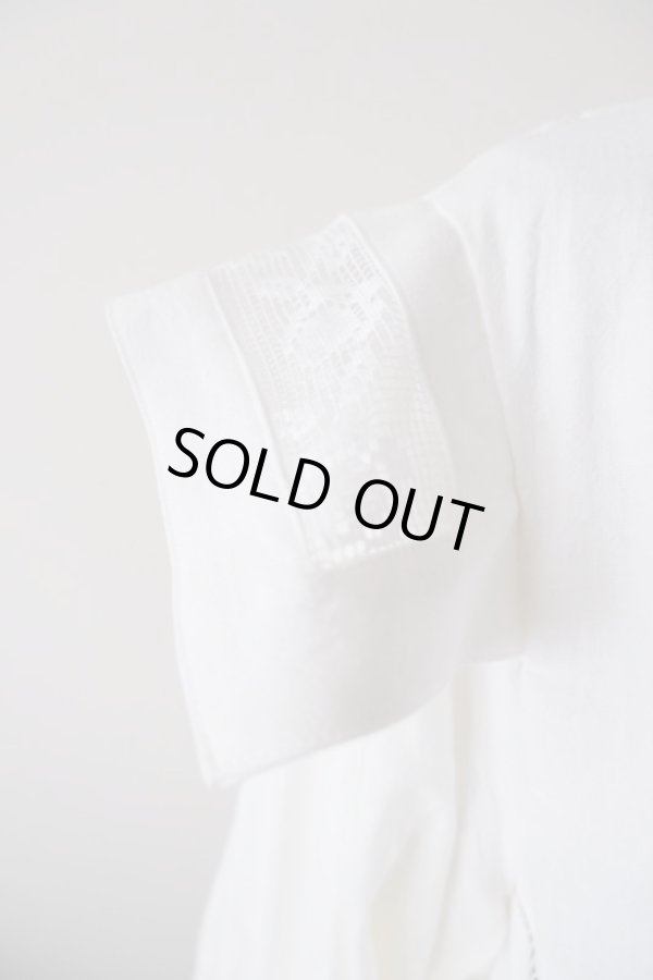 画像4: DECO depuis 1985 SCALAP SLEEVE LACE LINE SHIRTS (4)