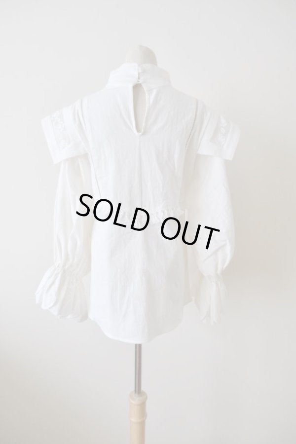 画像3: DECO depuis 1985 SCALAP SLEEVE LACE LINE SHIRTS (3)