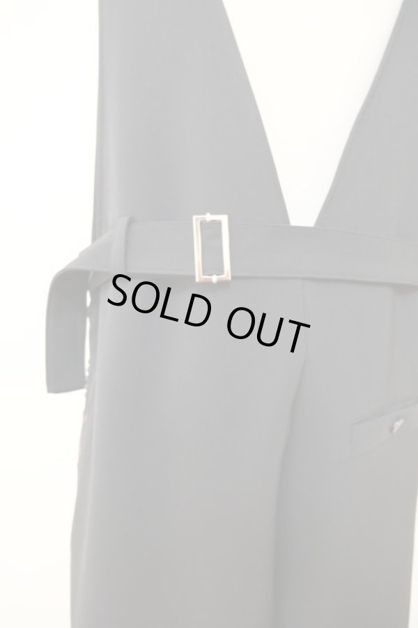 画像6: LOKITHO (ロキト）CORDEMB SALOPETTE BLK×BR (6)