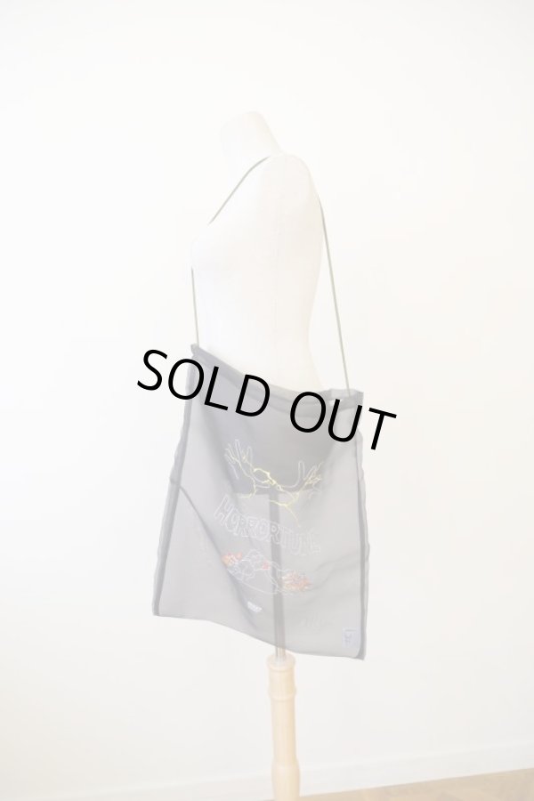 画像2: bedsidedrama Ghost Tote Bag black (2)