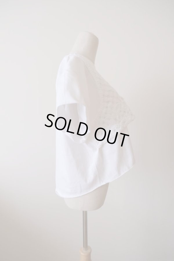 画像2: YuumiAria（ユウミアリア）CROSS VEST T-SHIRT white (2)