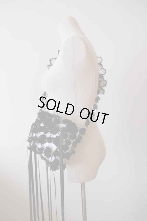 画像3: RIV NOBUHIKO (リブ ノブヒコ）BANTOM FLOWER SHOULDER BAG black (3)