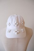 画像1: RIV NOBUHIKO (リブ ノブヒコ）CLINCH FLOWER CAP white (1)