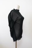 画像2: DECO depuis 1985 MESH GESSYOKU TOPS black (2)