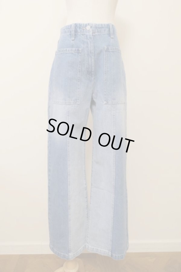 画像1: KLOKE  Valence Panel Jean　Multi Blue (1)