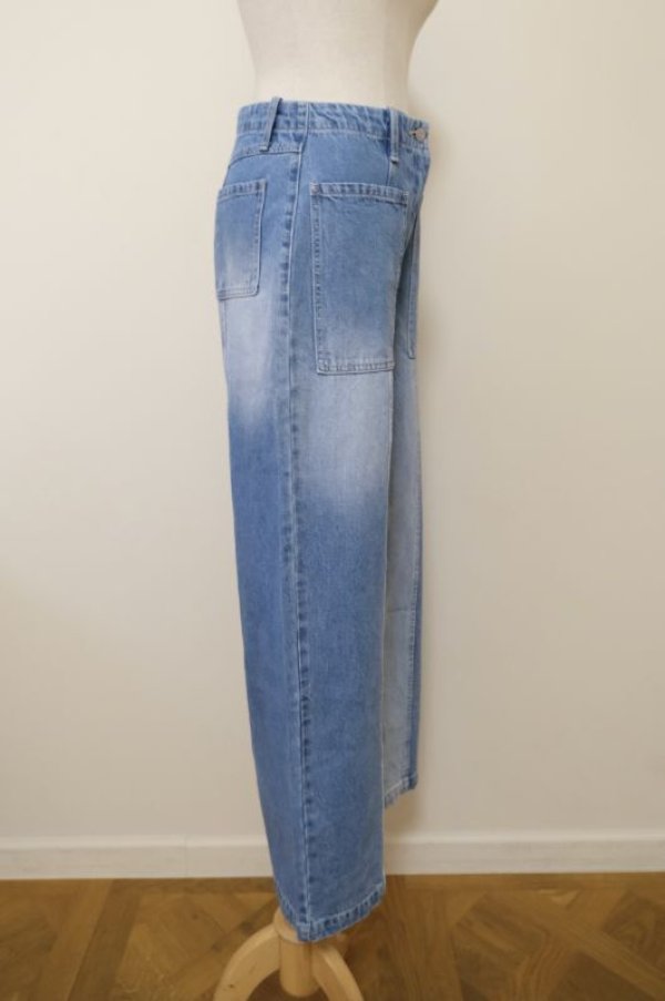 画像2: KLOKE  Valence Panel Jean　Multi Blue (2)