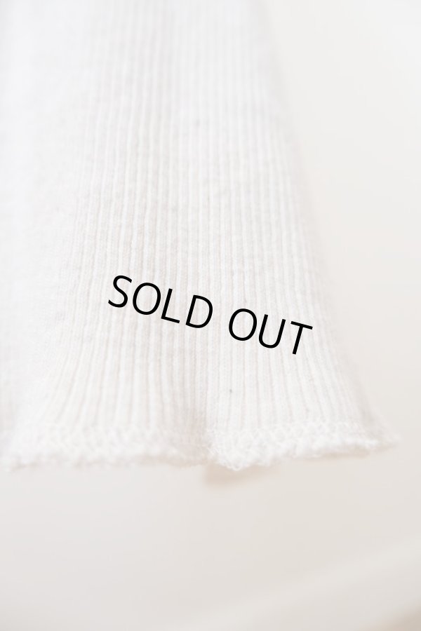 画像4: kéngo (ケンゴ) garagara rib slit long skirt kinari (4)