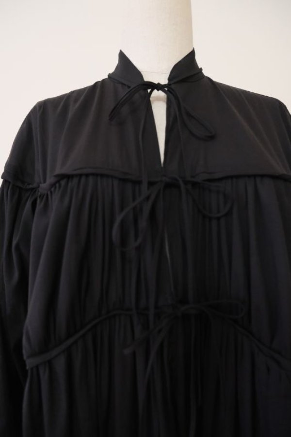 画像5: SIIILON (シーロン)Breeze gather dress black (5)