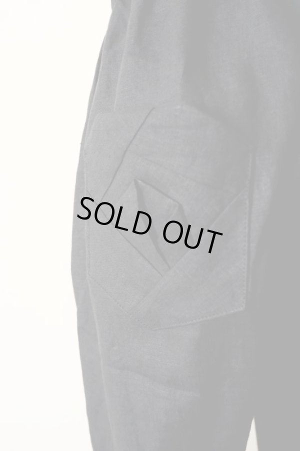 画像4: youmolaugh 薔薇のタックパンツ black (4)