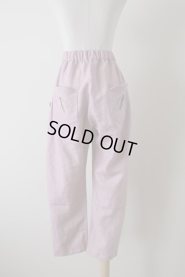 画像3: youmolaugh 薔薇のタックパンツ pink (3)