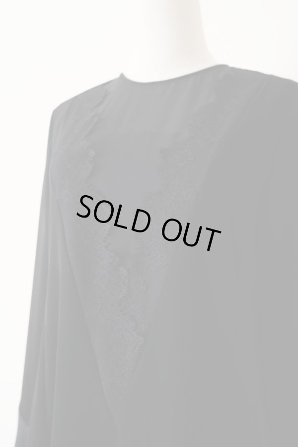 画像5: LOKITHO (ロキト）laced V dress black × black (5)