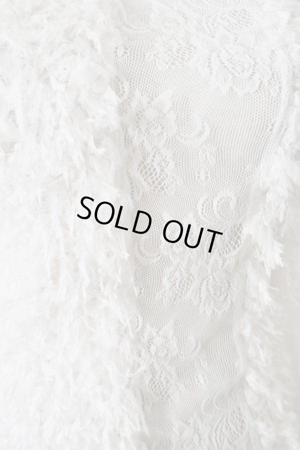 画像5: DECO depuis 1985 FEATHER LACE PANEL TOPS  (5)