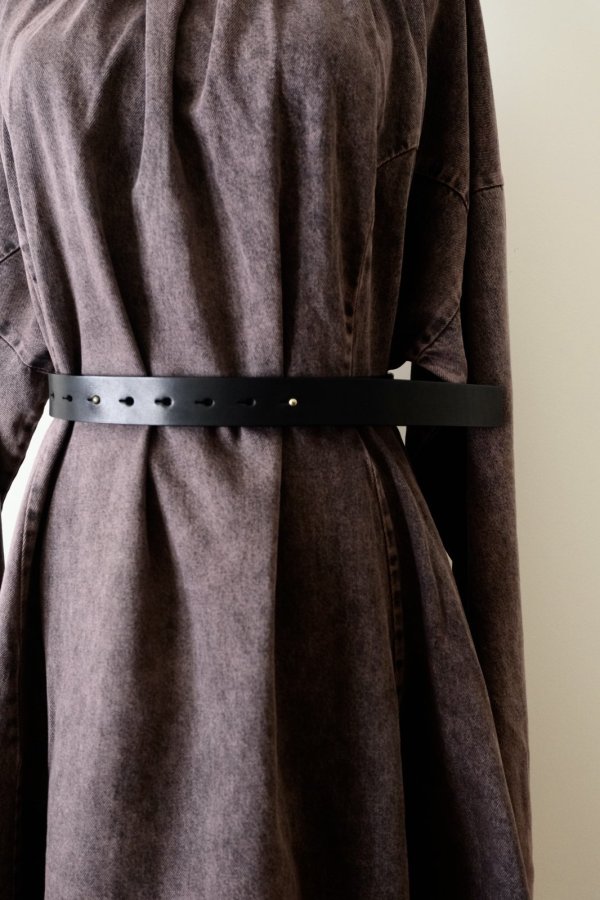 画像6: MIKIOSAKABE (ミキオサカベ) Leather Belt  (6)