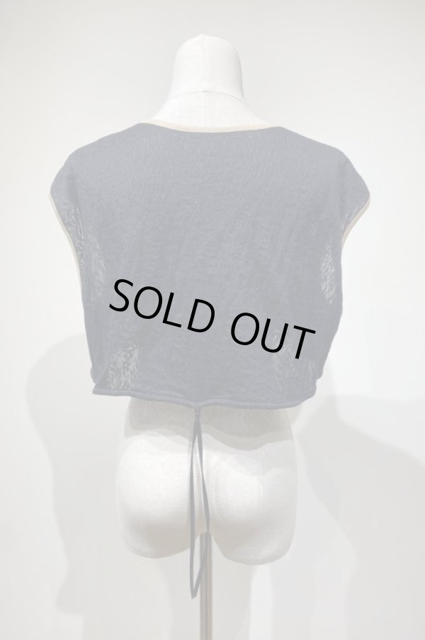 画像7: LOKITHO  KNITED LACE COMBI DRESS　 black (7)