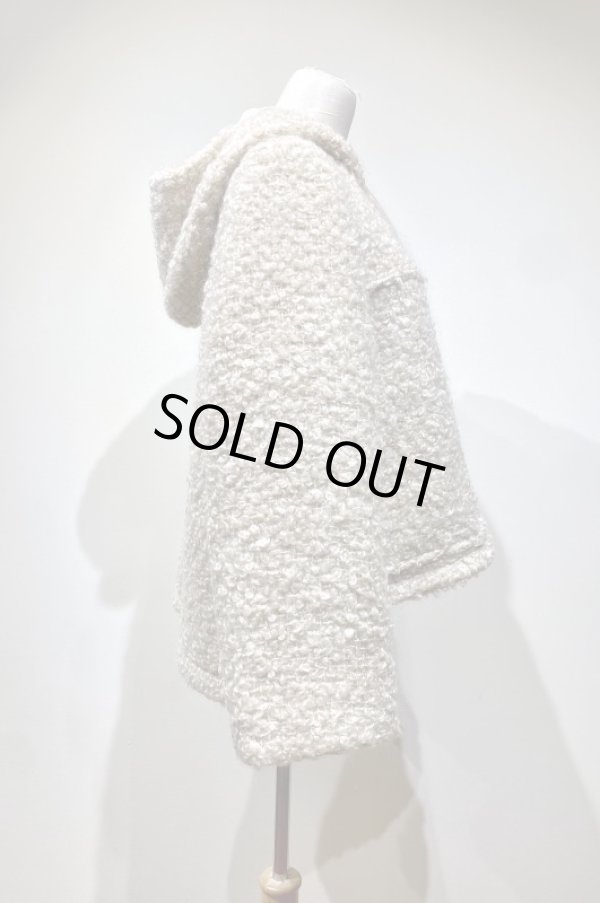 画像2: LOKITHO MOHAIR HOODEDBLOUSON beige (2)