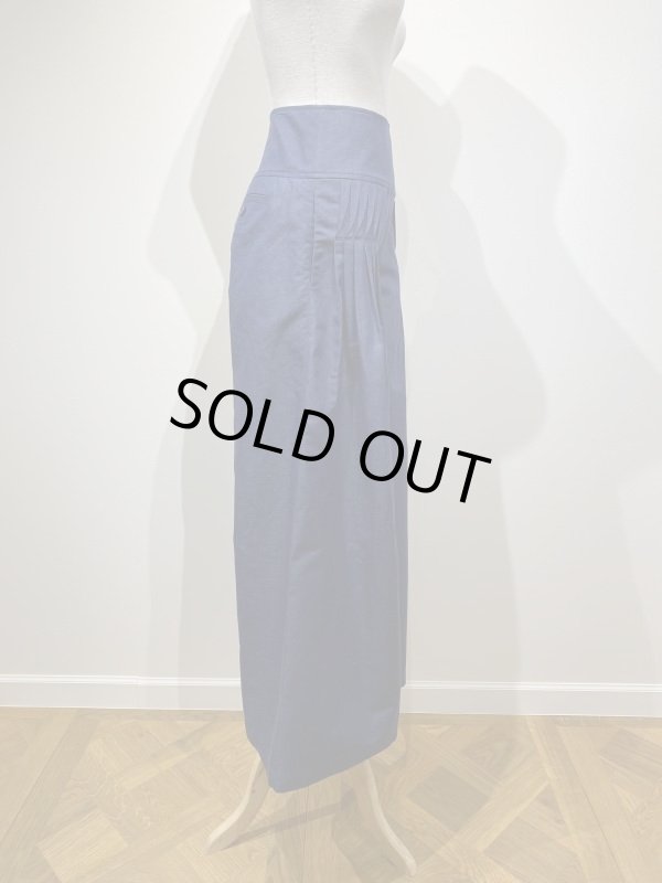 画像2: LOKITHO TACKED WIDE DENIM PANTS (2)