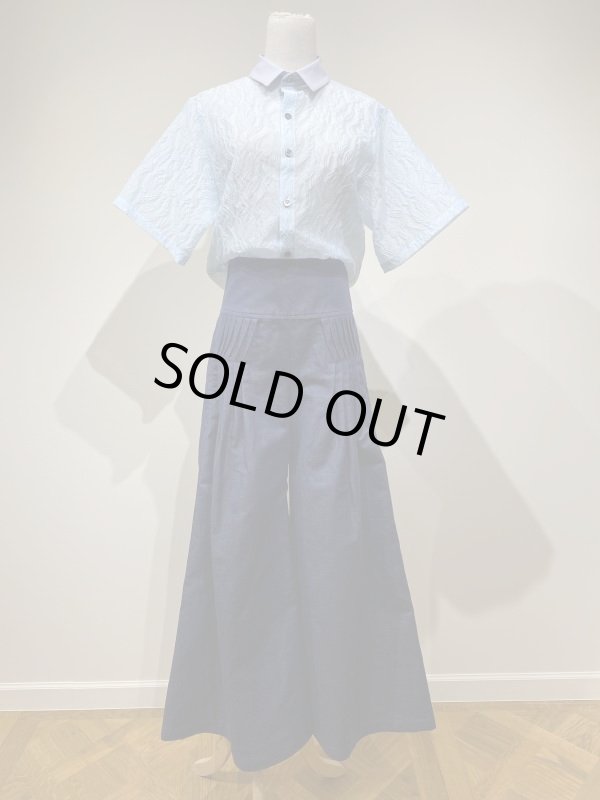 画像4: LOKITHO TACKED WIDE DENIM PANTS (4)