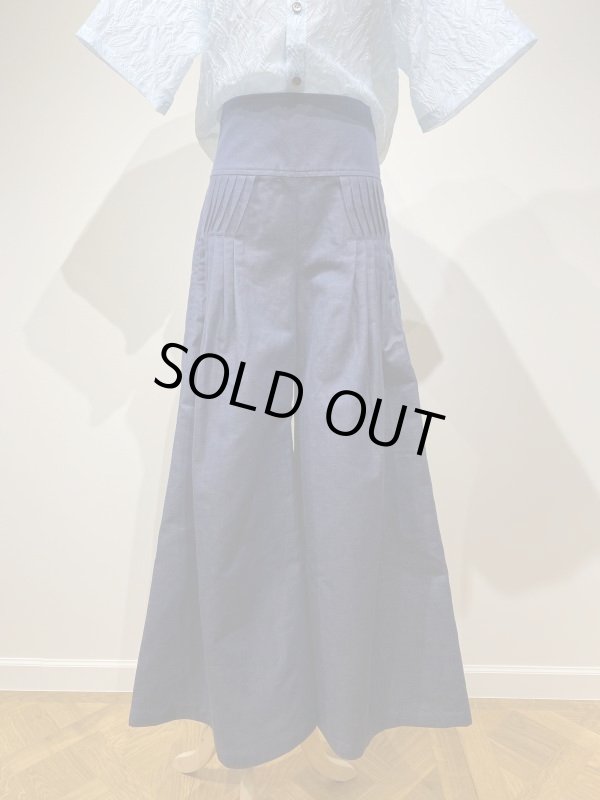 画像5: LOKITHO TACKED WIDE DENIM PANTS (5)