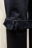 画像6: DECO depuis 1985 vintage denim frill pants black (6)